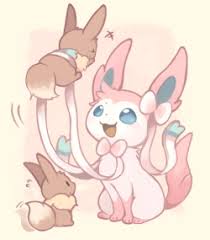 Eevee And Sylveon Susse Pokemon Pokemon Bilder Pokemon Ausmalbilder