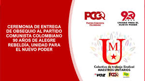 Jaime caycedo, secretario del partido comunista, dijo que entre los posibles responsables se incluyen agentes del estado ante la audiencia, caycedo dijo que este informe es un basta ya, y que el daño no se le ha hecho al partido ni a la juco, sino a toda la sociedad colombiana. Partido Comunista Colombiano Homenaje De Maestros Unitarios A Los 90 Anos Del Pcc Facebook