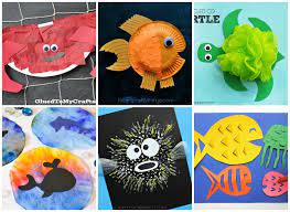 So today we decided to make this adorable ocean craft for preschoolers. 27 Ocean Crafts For Kids I Heart Arts N Crafts
