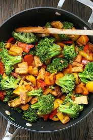 Quick Veggie Tofu Stir Fry Recipe Healthy Recipes Vegetarian Dishes Recipes