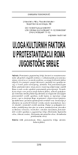 Nastavkom pregleda naše web stranice slažete se s korištenjem kolačića. Pdf Uloga Kulturnih Faktora U Protestantizaciji Roma Dragan Todorovic Academia Edu