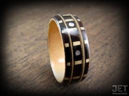 Guitar Player 39 S Ring Dark Brazilian Rosewood Lined With Maple Bentwood Ring And Guitar Strings Mother Of Pearls Guitar Ring Rings For Men Bentwood Rings