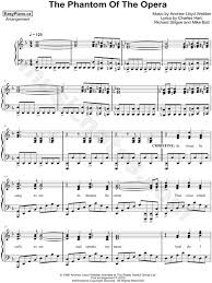 The phantom of the opera sheet music downloads at. Easypiano Cz The Phantom Of The Opera Sheet Music Piano Solo In D Minor Download Print Sku Mn0200989