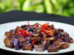 1 sendok makan tepung maizena yang sudah. Resepi Terung Goreng Kicap Bercili