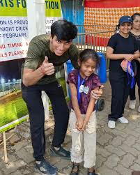 Sparkling Wings NGO, in collaboration with Bombay Rotary West, celebrated  Sports Day with 140 children. The event showcased the children's fantastic  performances and competitive spirit. They participated in various games,  displaying teamwork
