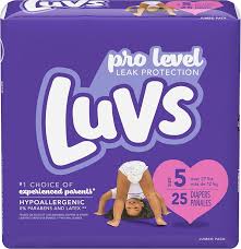 Luvs Ultra Leakguards Size 5 Disposable Diaper 25 Ct | Hypoallergenic  Diapers | Nightlock Overnight Diapers with Wetness Indicator | Diaper Care  | Triple Leakguards | Recommended Weight 27+ Pounds - Walmart.com