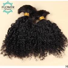 We believe that every client should enjoy a fabulous experience every time they visit us and walk out with. Hot Sale 4b9aa1 Mongolian Afro Kinky Curly Bulk Hair For Braiding No Weft Curly Human Hair Bulk Braids Extensions Bundles 3pcs Lot Flowerseason Cicig Co
