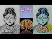 Pencil shading sketch of lord Buddha |Madhumita Art and Craft ...