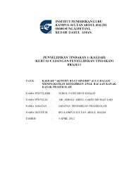 Contoh proposal penelitianterkait permainan online dan kesehatan. 96433238 Kertas Cadangan Kajian Tindakan 1