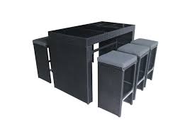 Diy outdoor bar ideas offer a great solution to one of the issues with the heat which is keeping drinks cold. 7 Piece Outdoor Bar Set Dining Rattan Wicker Furniture Lounge Patio Set Stylish Kogan Com