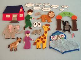Gorilla And Friends Say Goodnight Felt Board Story Felt Zoo Etsy In 2021 Felt Board Felt Stories Goodnight Gorilla