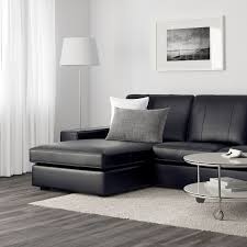 Kivik Sofa With Chaise Grann Bomstad Black Ikea In 2020 Kivik Sofa Ikea Kivik Ikea Sofa Reviews