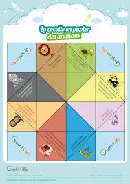 L Activite Du Mercredi La Cocotte En Papier Des Animaux Graphick Kids Cocotte En Papier Jeux Enfant 5 Ans Cocote En Papier