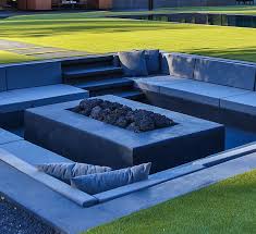 This fire pit liner has a deep inset, allowing you to build a classic inground fire pit. Sunken Gardens And Backyards Blend Privacy And Closeness To Nature