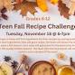 Teen Fall Recipe Challenge Grades 6-12 event image