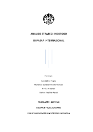 We did not find results for: Pdf Analisis Strategi Pt Indofood Di Pasar Internasional Rayhan Ayyubi Academia Edu