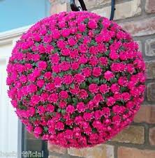 Includes hanging chain and hook. Flower Plant Artificial Hanging Baskets For Sale Ebay