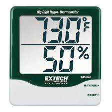 TestEquity: Extech 445703 Hygro-Thermometer, 1" Digits ...