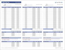 Fact sheets typically include information about products, technical data, statistical results, educational material, informative answers to common queries and helpful advice. Food Log Template Printable Daily Food Log