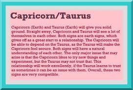 love compatibility of taurus and capricorn zodiac