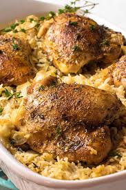 Prepare them just as you would the breasts, but pounding will not be needed. Oven Baked Chicken And Rice Craving Some Creativity