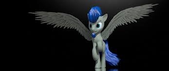 2360872 - safe, artist:thelunagames, derpibooru import, oc, oc:hooves-art,  pegasus, pony, 3d, cinema4d, image, png, solo - Twibooru