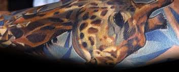 Colorful giraffe tattoos look so touching and cute. 90 Giraffe Tattoo Designs For Men Long Neck Ink Ideas