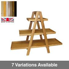 3 Tier Rustic Wooden Display Merchandising Stands Cake Stand Display Merchandising Displays Wood Display