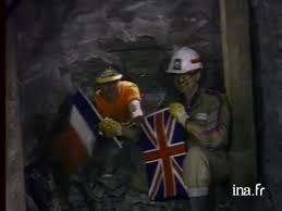 The channel tunnel le tunnel sous la manche, l'eurotunnel m. Jonction Des Chantiers Francais Et Britannique Sous La Manche Ina Jalons Devient Lumni