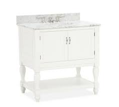 newport single sink vanity pottery barn