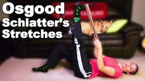 Osgood Schlatter Knee Pain Stretches Exercises Ask Doctor Jo Youtube
