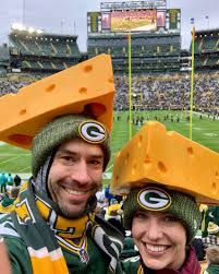 Just Two German Cheeseheads At Lambeau Field Getloudlambeau Rannfl Greenbaypackers Lambeaufield Gre Lambeau Field Green Bay Packers Packers Football