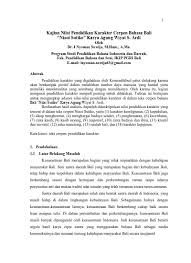 We did not find results for: Kajian Nilai Pendidikan Karakter Cerpen Bahasa Bali Niaoi Sutiko Karya Agung Wiyat S Ardi
