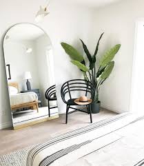 Floor Mirror Decorating Ideas That Will Improve Your Space Minimalist Bedroom Decor Modern Boho Bedroom Home Decor Bedroom