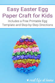 Paper easter basket {free printable} ~ kids can design and decorate their own easter basket 4. Easy Easter Craft For Kids Easter Egg Paper Craft With Free Template