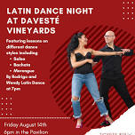 Latin Dance Night @ Davesté Vineyards