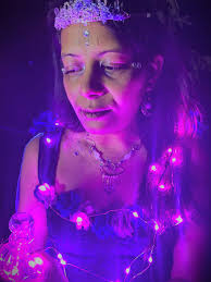 White Opal Swarovski Crystal Cloud Necklace