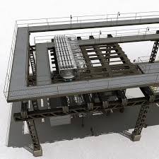 Part Of The Factory V4 3d Model Ad Factory Part Model 3d Model Factory Model