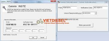 You can use it multiple times on the same pc if . Cummins Insite Date Unlock Vietdiesel Community Forum