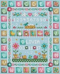 By plum street samplers $22.00 $19.79. Shannon Christine Quilted Baby Sampler Cross Stitch Pattern Anabella S