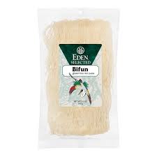 Here is how to make spicy harusame noodles with clams. Bifun Rice Pasta Eden Foods