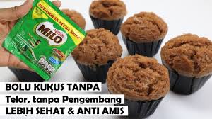 Kue bolu dan cake umumnya dimatangkan dengan cara dipanggang di dalam oven , walaupun ada juga bolu yang dikukus, misalnya: Hanya Modal Kurang Rp 10ribu Bisa Buat Bolu Kukus Mekar Milo Tanpa Telor Anti Pengembang Youtube