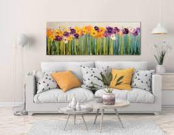 4.3 out of 5 stars 89. Purple Heavy Impasto Wall Art Custom Flower Bedroom Impasto Wall Art Yellow Heavy Impasto Long Narrow Art Ho Horizontal Painting Flower Bedroom Custom Wall Art