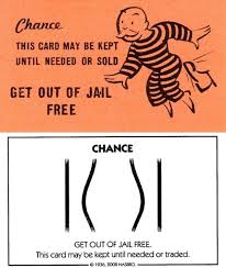 Then Now 13 Monopoly Get Out Of Jail Free Card Monopoly Cards Jail Card Templates Free