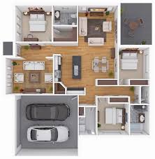 3d Home Floor Plans 15 Fantastic Visual Model House Floor Plans Small House Plans House Plans
