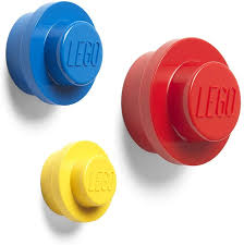 Abs bpa and phthalate free. Amazon Com Room Copenhagen 40161732 Lego Wall Hanger Set One Size Red Blue Yellow Home Kitchen