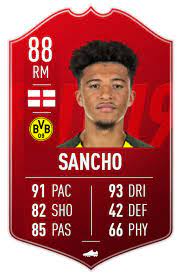89 after a very successful loan spell at real sociedad, odegaard has. Potential Sancho Potm Fifa