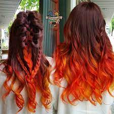 15 Ombre Hair Color Ideas To Inspire You Makeup Tutorials Fire Hair Ombre Hair Color Sunset Hair