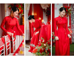 Customized "Ao Dai" - Bridal Attire Celebrating Traditional Beauty