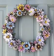 An artificial front door wreath kept in the shade won't fade in color. 17 Best Easter Wreaths To Buy For Spring Spring Wreath